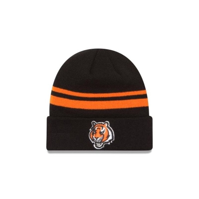 Cincinnati Bengals Gorra | New Era NFL Cuff Knit Beanie Mexico - Negros